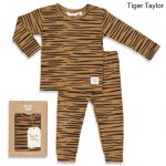 Feetje pyama bruin zebra print